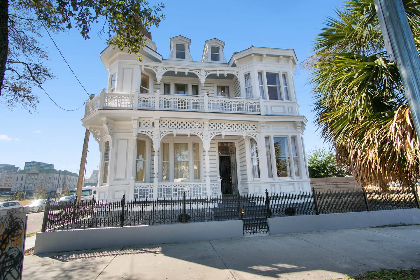 Historic Orleans House on Canal Street, the actual New Orleans retreat property